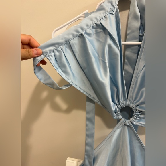 NWT Peppermayo Marseille Mini Dress in Baby Blue - Picture 6 of 12